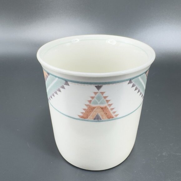 Mikasa Intaglio Santa Fe Ceramic Coffee Mug Cup Set 2 Mugs Cups Set Stoneware - Picture 10 of 14